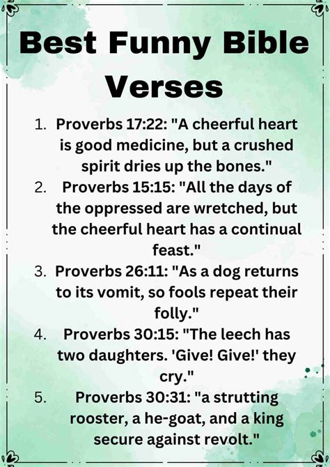odd bible verses